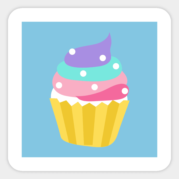 Cute Cupcake Sticker by NewburyBoutique